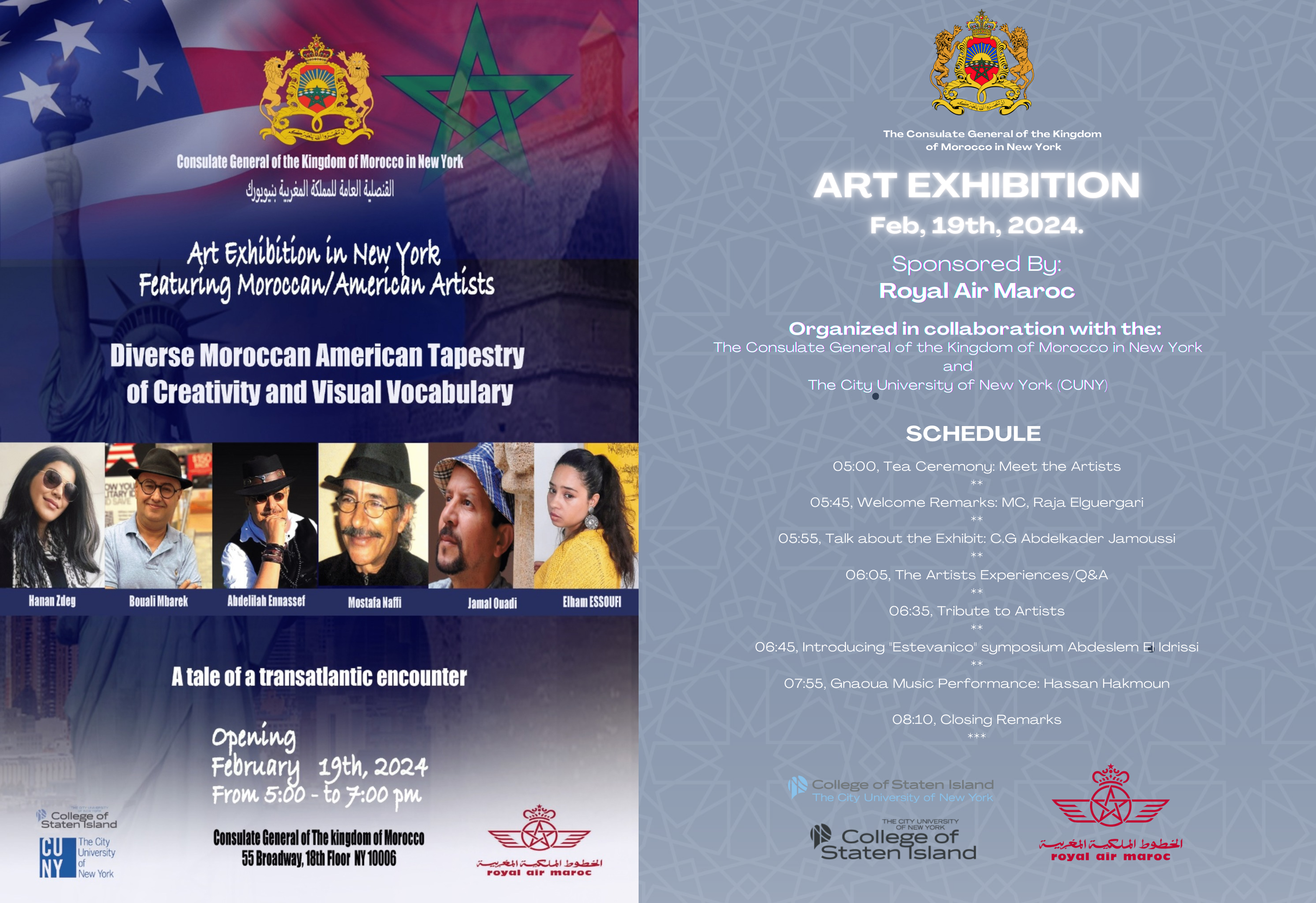 Estevanico Foundation conference or event poster